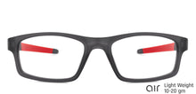 Load image into Gallery viewer, Grey Rectangle Full Rim Unisex Eyeglasses by Lenskart Air Online-134401