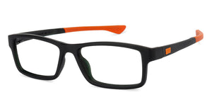 Black Rectangle Full Rim Unisex Eyeglasses by Lenskart Air Online-134405