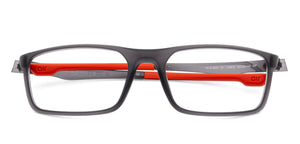 Grey Rectangle Full Rim Unisex Eyeglasses by Lenskart Air Online-134412