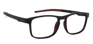 Black Rectangle Full Rim Unisex Eyeglasses by Lenskart Air Online-134414