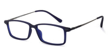 Load image into Gallery viewer, Blue Rectangle Full Rim Unisex Eyeglasses by Lenskart Air Online-134428
