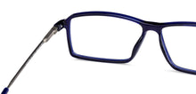 Load image into Gallery viewer, Blue Rectangle Full Rim Unisex Eyeglasses by Lenskart Air Computer Glasses-138212