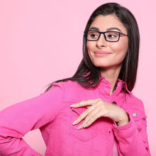 Load image into Gallery viewer, Blue Rectangle Full Rim Unisex Eyeglasses by Lenskart Air Computer Glasses-148088