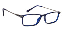 Load image into Gallery viewer, Blue Rectangle Full Rim Unisex Eyeglasses by Lenskart Air Computer Glasses-148088