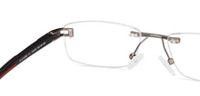 Load image into Gallery viewer, Grey Rectangle Rimless Unisex Eyeglasses by Lenskart Air-134438