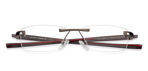 Grey Rectangle Rimless Unisex Eyeglasses by Lenskart Air-134438