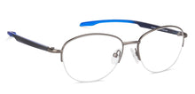 Load image into Gallery viewer, Grey Oval Half Rim Unisex Eyeglasses by Lenskart Air Online-134447