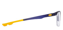 Load image into Gallery viewer, Blue Rectangle Half Rim Extra Wide Unisex Eyeglasses by Lenskart Air Online-134451