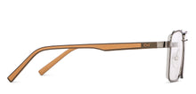 Load image into Gallery viewer, Grey Rectangle Full Rim Medium Unisex Eyeglasses by Lenskart Air-145745