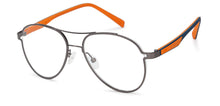 Load image into Gallery viewer, Grey Aviator Full Rim Unisex Eyeglasses by Lenskart Air Online-134394