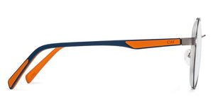 Grey Aviator Full Rim Unisex Eyeglasses by Lenskart Air Online-134394