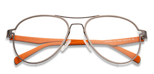 Grey Aviator Full Rim Unisex Eyeglasses by Lenskart Air Online-134394