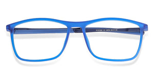 Blue Rectangle Full Rim Unisex Eyeglasses by Lenskart Air Online-145753