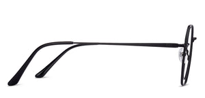 Black Hexagonal Full Rim Wide Unisex Eyeglasses by Vincent Chase-134735