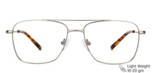 Load image into Gallery viewer, Gunmetal Square Full Rim Unisex Eyeglasses by Vincent Chase-142702