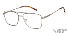 Load image into Gallery viewer, Gunmetal Square Full Rim Unisex Eyeglasses by Vincent Chase-142702