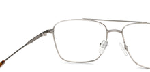 Load image into Gallery viewer, Gunmetal Square Full Rim Unisex Eyeglasses by Vincent Chase-142702