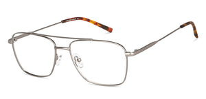 Gunmetal Square Full Rim Unisex Eyeglasses by Vincent Chase-142702