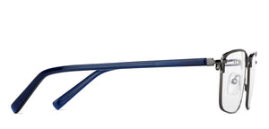 Blue Rectangle Full Rim Unisex Eyeglasses by Vincent Chase-147937