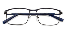 Load image into Gallery viewer, Blue Rectangle Full Rim Unisex Eyeglasses by Vincent Chase-147937