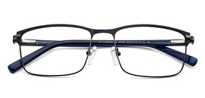 Blue Rectangle Full Rim Unisex Eyeglasses by Vincent Chase-147937