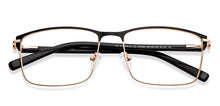 Load image into Gallery viewer, Black Rectangle Full Rim Unisex Eyeglasses by Vincent Chase-147940