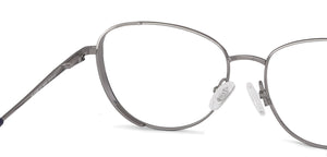 Gunmetal Cat Eye Full Rim Medium Women Eyeglasses by Vincent Chase Online-142835