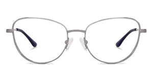 Gunmetal Cat Eye Full Rim Medium Women Eyeglasses by Vincent Chase Online-142835
