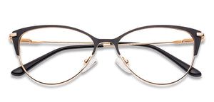 Black Cat Eye Full Rim Women Eyeglasses by Vincent Chase-203387