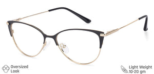 Black Cat Eye Full Rim Women Eyeglasses by Vincent Chase-203387