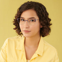 Load image into Gallery viewer, Purple Cat Eye Full Rim Women Eyeglasses by Vincent Chase-145706