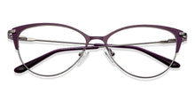 Load image into Gallery viewer, Purple Cat Eye Full Rim Women Eyeglasses by Vincent Chase-145706