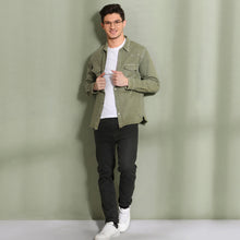 Load image into Gallery viewer, Gunmetal Geometric Full Rim Unisex Eyeglasses by Vincent Chase-134763