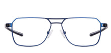 Load image into Gallery viewer, Blue Geometric Full Rim Unisex Eyeglasses by Vincent Chase-134764