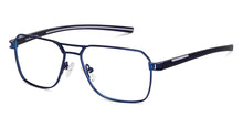Load image into Gallery viewer, Blue Geometric Full Rim Unisex Eyeglasses by Vincent Chase-134764
