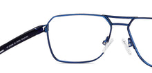 Load image into Gallery viewer, Blue Geometric Full Rim Unisex Eyeglasses by Vincent Chase-134764