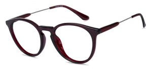Red Round Full Rim Unisex Eyeglasses by Lenskart Air Online-134766