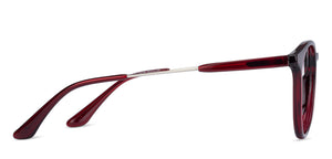 Red Round Full Rim Unisex Eyeglasses by Lenskart Air Online-134766