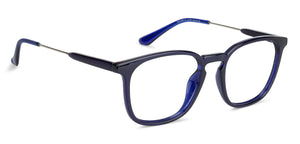 Blue Wayfarer Full Rim Unisex Eyeglasses by Lenskart Air Online-134769