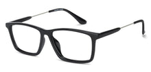 Load image into Gallery viewer, Black Rectangle Full Rim Unisex Eyeglasses by Lenskart Air LA-134770
