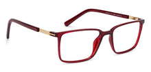 Load image into Gallery viewer, Red Rectangle Full Rim Unisex Eyeglasses by Lenskart Air Online-139735