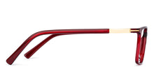 Load image into Gallery viewer, Red Rectangle Full Rim Unisex Eyeglasses by Lenskart Air Online-139735