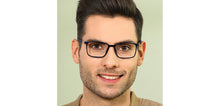 Load image into Gallery viewer, Blue Rectangle Full Rim Unisex Eyeglasses by Lenskart Air-134783
