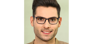 Blue Rectangle Full Rim Unisex Eyeglasses by Lenskart Air-134783