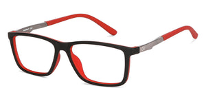Black Rectangle Full Rim Unisex Eyeglasses by Lenskart Air Online-134784
