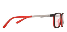 Load image into Gallery viewer, Black Rectangle Full Rim Unisex Eyeglasses by Lenskart Air Online-134784