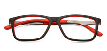 Load image into Gallery viewer, Black Rectangle Full Rim Unisex Eyeglasses by Lenskart Air Online-134784