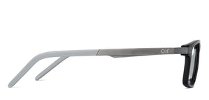 Black Rectangle Full Rim Unisex Eyeglasses by Lenskart Air Online-134788