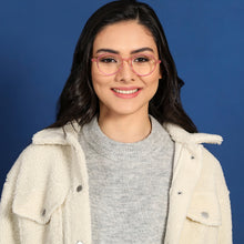 Load image into Gallery viewer, Pink Round Full Rim Women Eyeglasses by Lenskart Air Online-134789