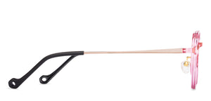 Pink Round Full Rim Women Eyeglasses by Lenskart Air Online-134789